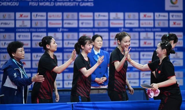 在线体育-大运会中国女乒惊险夺冠 各层级中日对决愈演愈烈