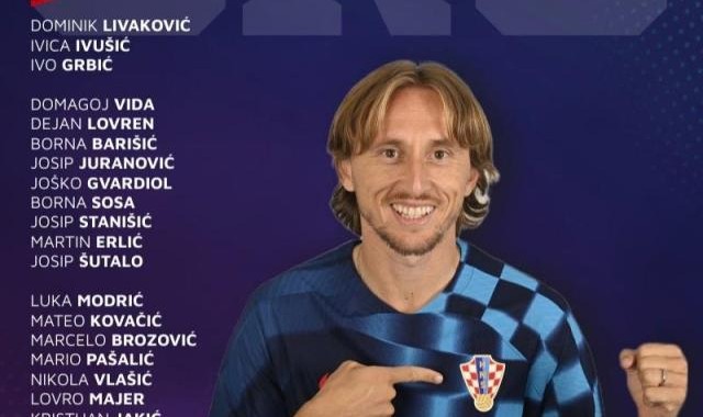 中国体育APP-克罗地亚26人大名单：魔笛&amp;佩剑领衔，维达仍驻后防